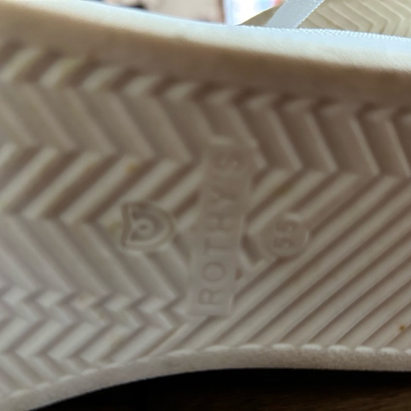 Rothy’s The Lace Up Bright White Size 5.5 - Picture 6 of 6